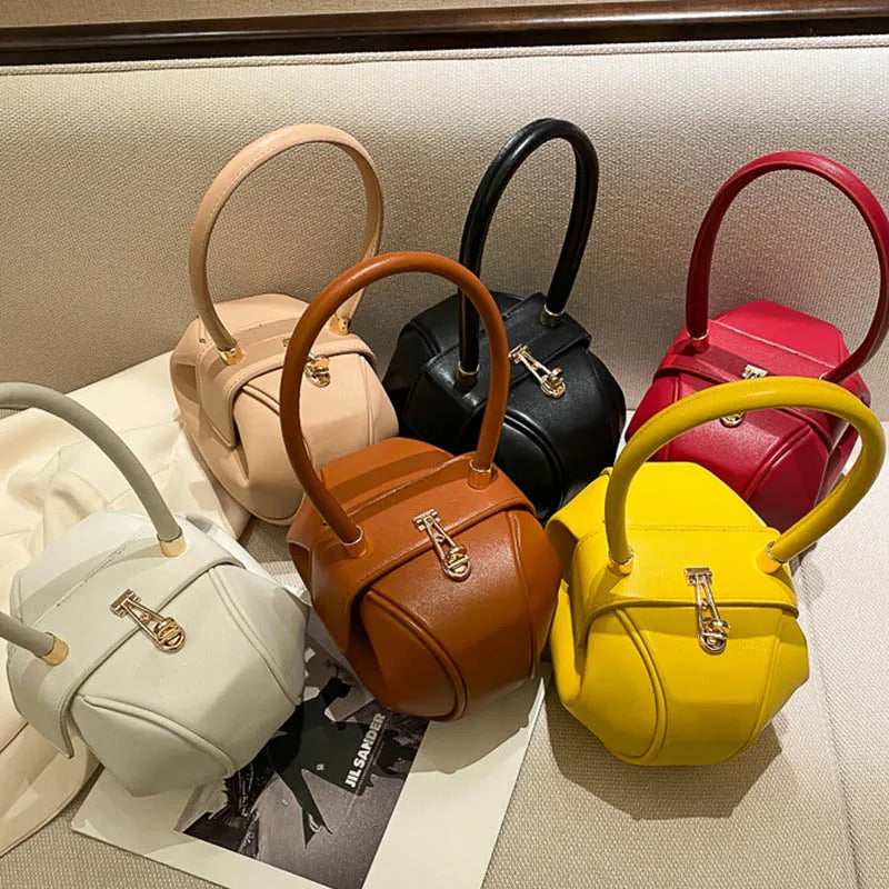 Retro Casual Handbag Shoulder Bag Mini Dumplings Tote Purse