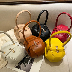 Retro Casual Handbag Shoulder Bag Mini Dumplings Tote Purse