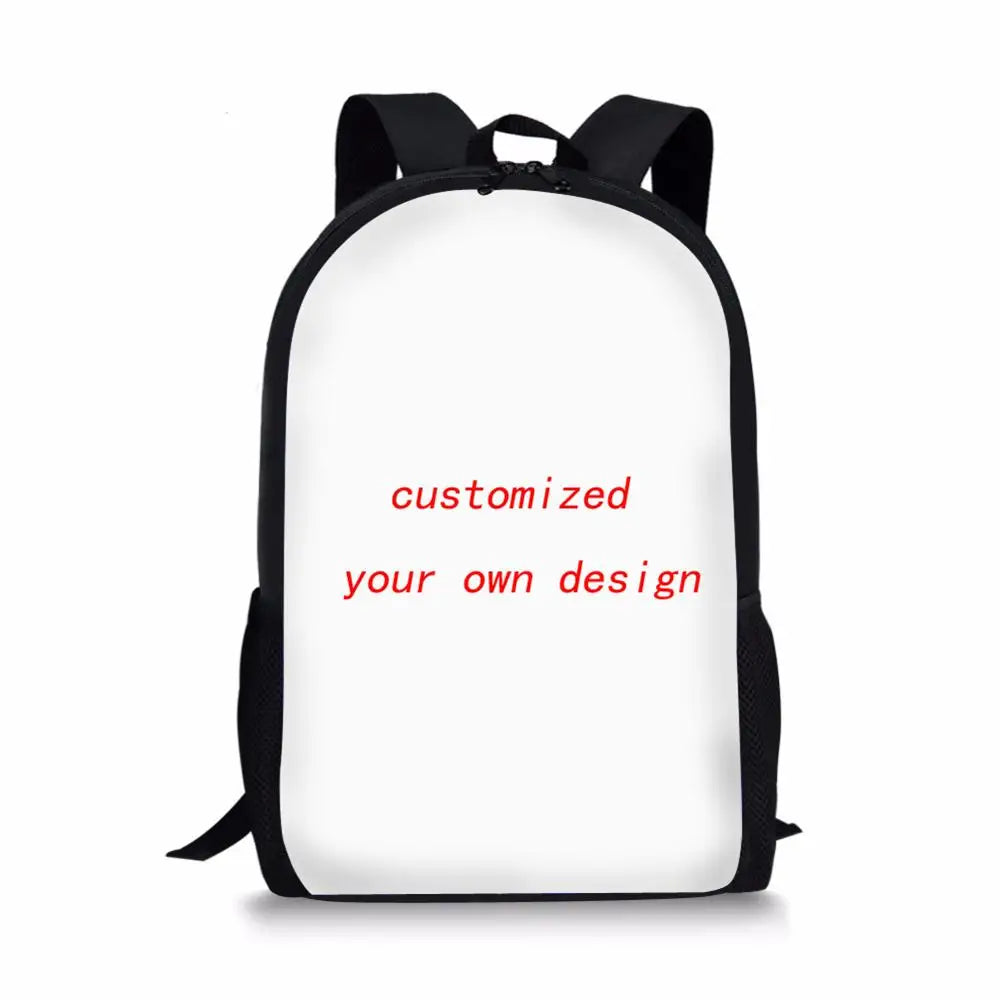 Colorful Horse School Bag for Teenager Girls Primary Kids Backpack