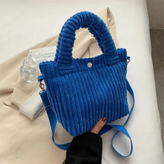 Nylon Crossbody Bucket Bag for Women