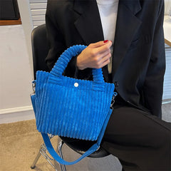 Nylon Crossbody Bucket Bag for Women
