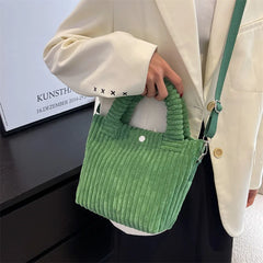 Nylon Bucket Shoulder Bags for Women