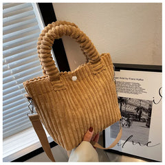 Nylon Bucket Shoulder Bags for Women
