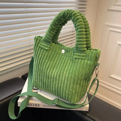 Women's Corduroy Shoulder Bag