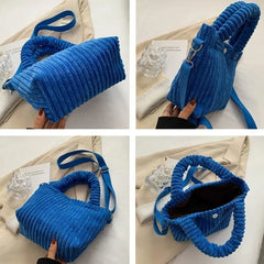 Women's Corduroy Shoulder Bag