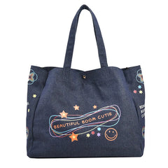 Cowboy Tote Bag Women Handbags Large Capacity Shoulder Bag