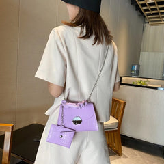 Crocodile Pattern Women Bags MINI PU Leather Shoulder Bags for Women