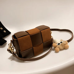Woven Cross Bag Shoulder Bag Ladies Messenger Bag Tote Bag