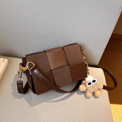 Woven Cross Bag Shoulder Bag Ladies Messenger Bag Tote Bag