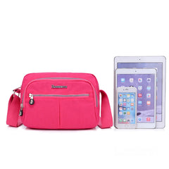 Women's Waterproof Nylon Shoulder Bag Small Crossbody Bag Female