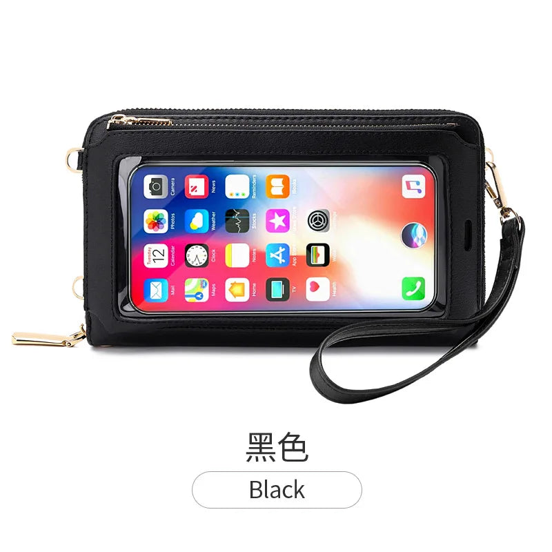 Crossbody Cellphone Purse Women Touch Screen Bag Rfid Blocking Wallet