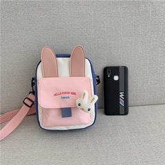 Women Canvas CrossBody Bag Zipper Messenger Purses Casual Shoulder Bag