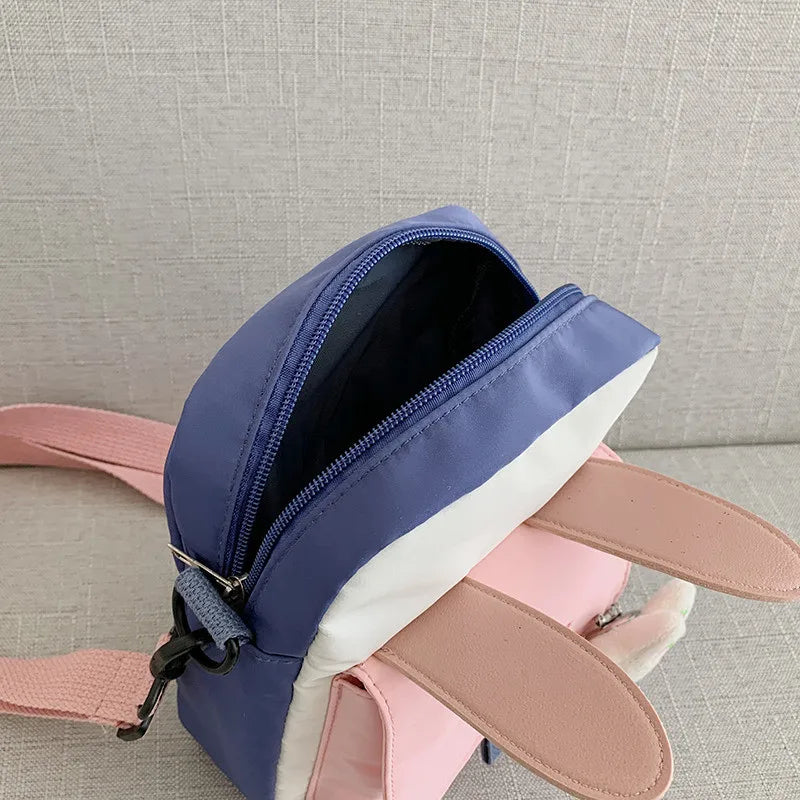 Women Canvas CrossBody Bag Zipper Messenger Purses Casual Shoulder Bag
