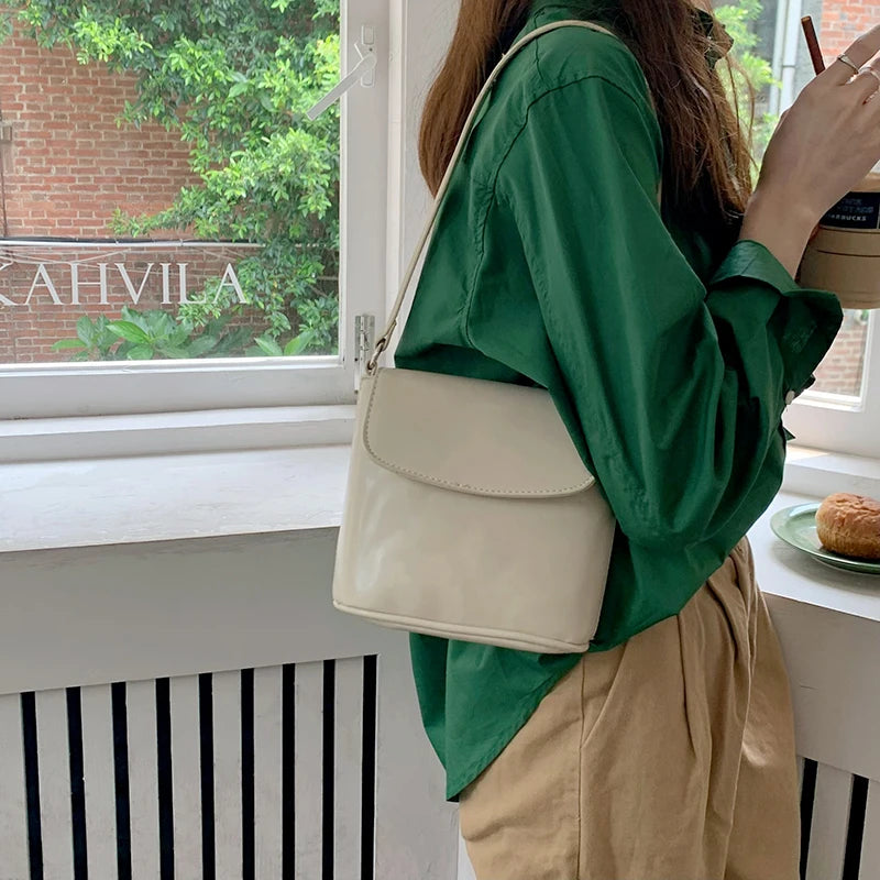 Red Crossbody Bag Retro Small Bucket Bag Handbags