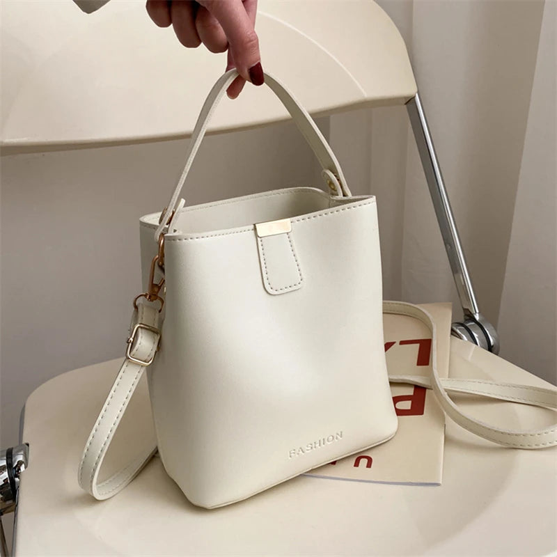 Casual Ladies Tote Bucket Shoulder Bag Crossbody Messenger Bag
