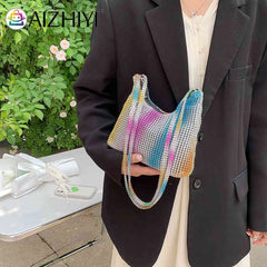 Diamond Rhinestone Shoulder Bag Women Evening Wedding Clutch