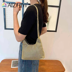 Diamond Rhinestone Shoulder Bag Women Evening Wedding Clutch