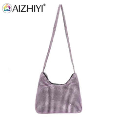 Diamond Rhinestone Shoulder Bag Women Evening Wedding Clutch
