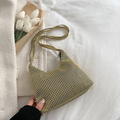 Diamond Rhinestone Shoulder Bag Women Evening Wedding Clutch