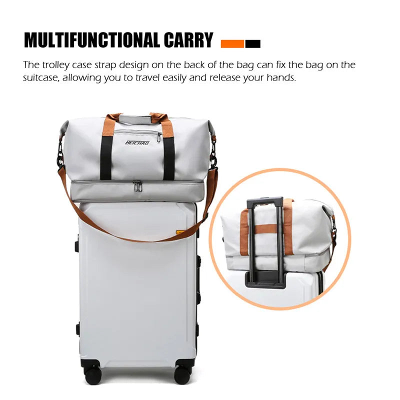 Large Capacity Travel Bag Handbag Outdoor Business Trip Luggage Bag