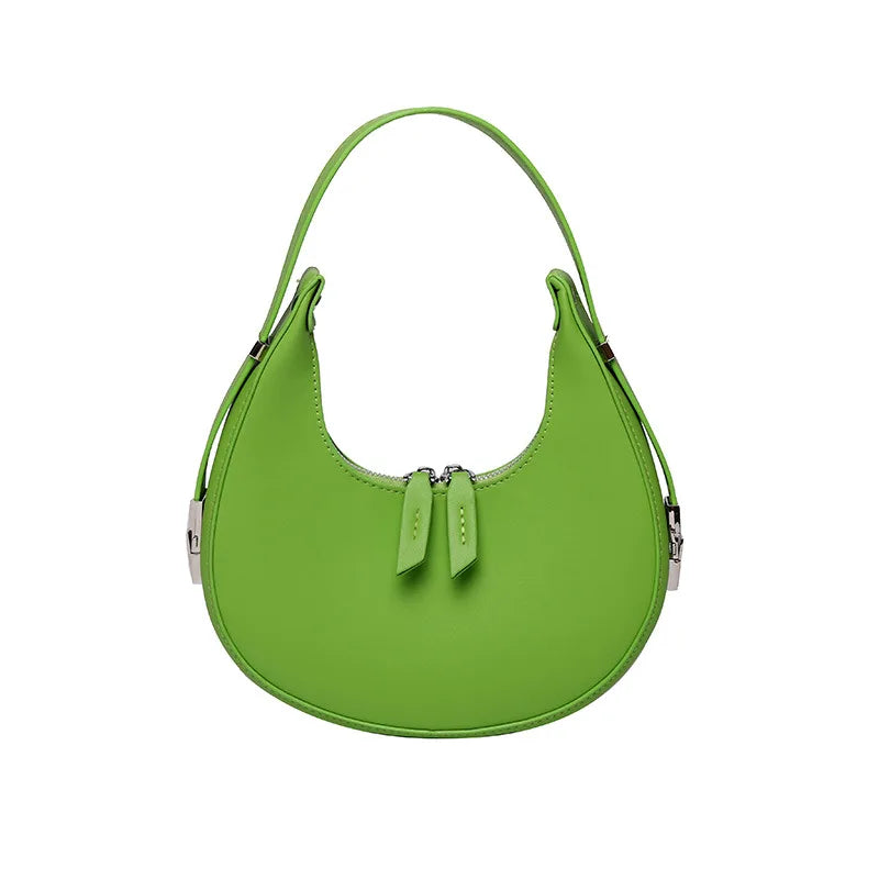 Underarm Bag Women Totes Shoulder Bags Casual Pu Leather Handbag