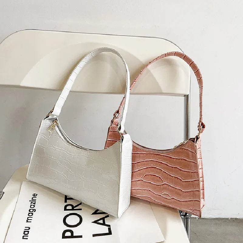 Vintage Women Tote Shoulder Bag - Pu Leather Handbags