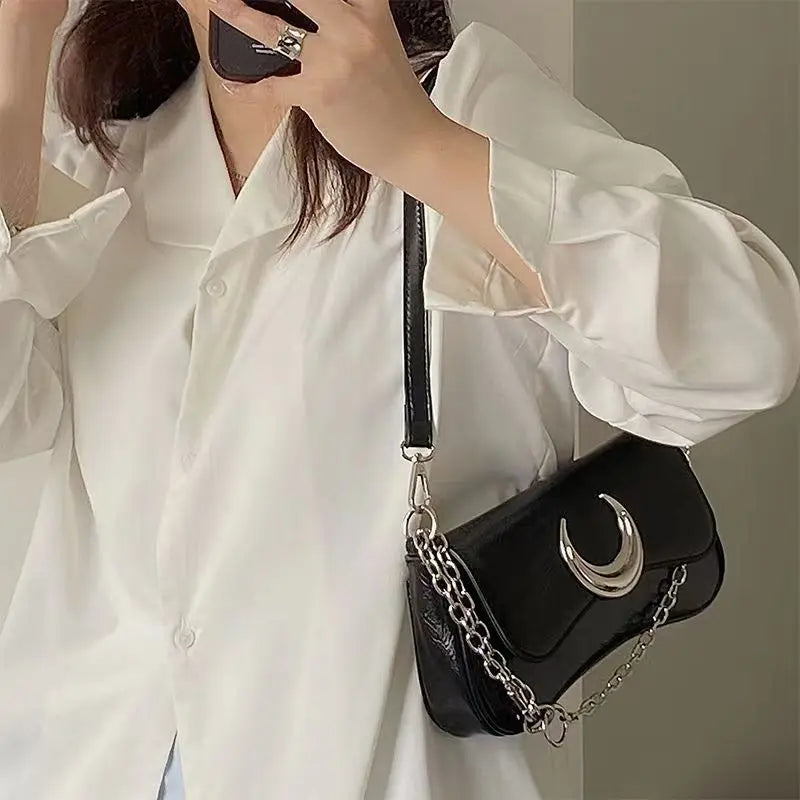 Retro Casual Totes Shoulder Bag Chain Handbag
