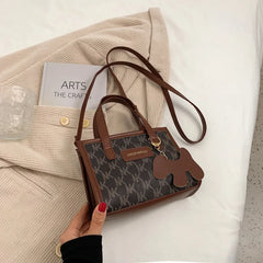 Retro Casual Women Totes Shoulder Bags Leather Chain Handbag B104