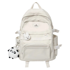Waterproof Laptop Mesh Leisure College Backpack Ladies Student Bag