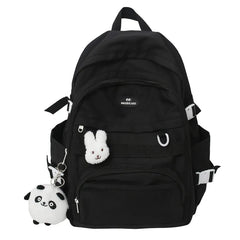 Waterproof Laptop Mesh Leisure College Backpack Ladies Student Bag