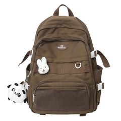 Waterproof Laptop Mesh Leisure College Backpack Ladies Student Bag