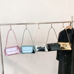 Bright Leather Crossbody Bag for Women