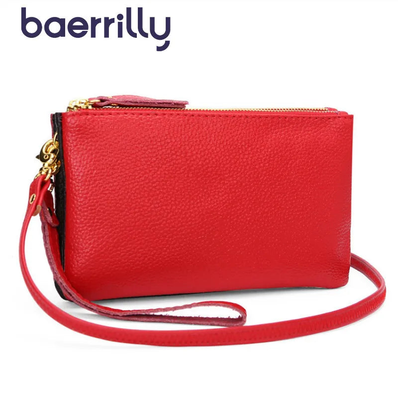Leather Shoulder Bags Mini Crossbody Bag For Women Phone Pockets Messenger Bags