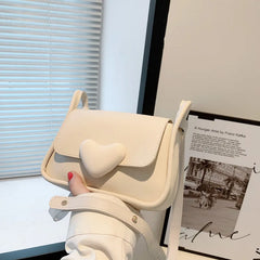 Girl One Shoulder Bag Small Square Bags Female Summer High PU Crossbody Bag