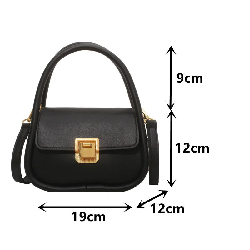 Green Shoulder Bag Women Pu Leather Crossbody Small Flap Messenger All Match