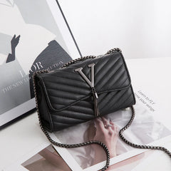 Sequined Tassel Small Shoulder Bag Embroidery Crossbody Purse V Letter