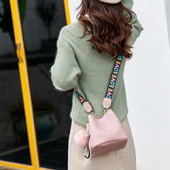 Vintage Crossbody Bag for Women Bucket Style Shoulder Tote Bag
