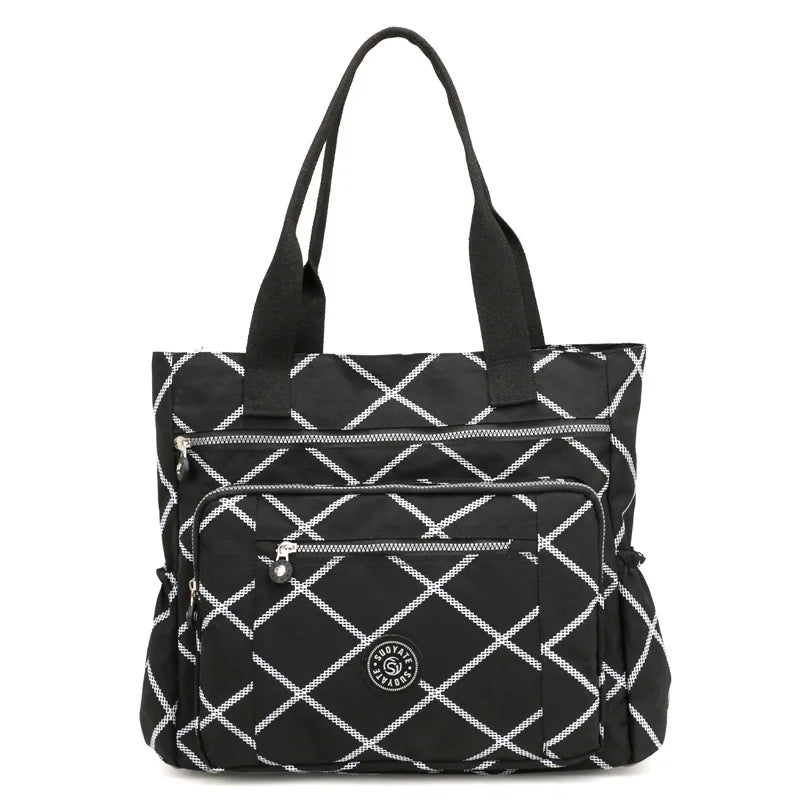 High Capacity Women's Shoulder Bag Nylon Travel Totes Bags