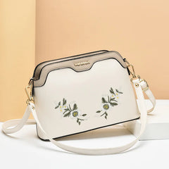 Embroidered Handbag Women Versatile Crossbody Bag
