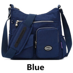 Nylon Crossbody Bag Women Shoulder Purse Waterproof Lady Handbag