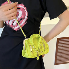 Rivet Shoulder Bag Crossbody Purse Lady Handbag Women's Bag