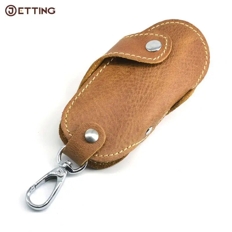 Cowhide Leather Key Wallet Key Bag for Men Women