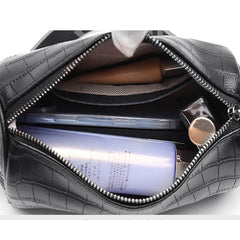 Vintage Leather Stone Sling Handbag for Women