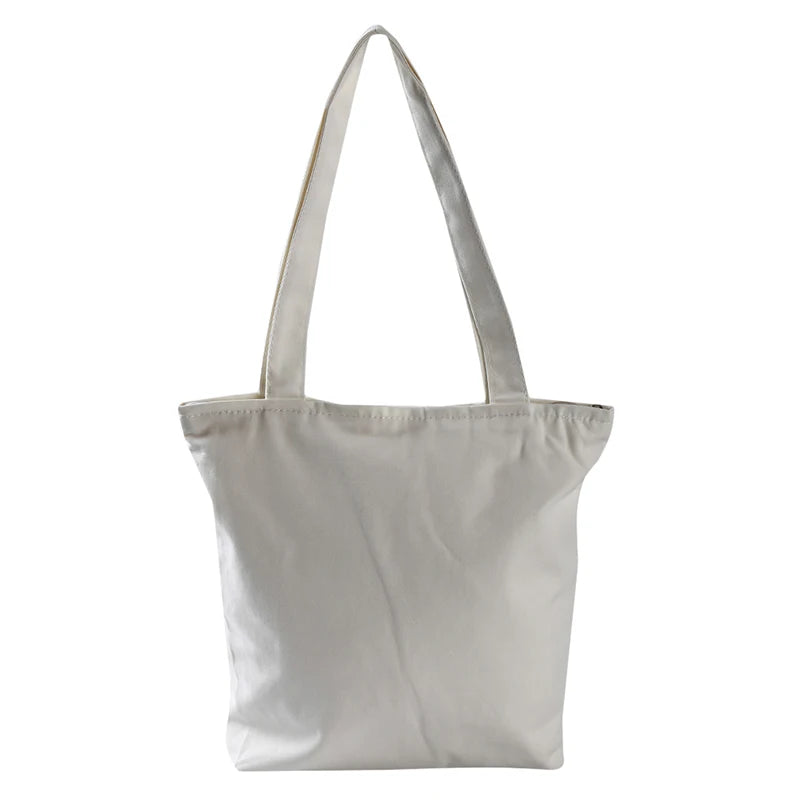 Floral Embroidery Book Bag Canvas Bags Women Luggage Organizer