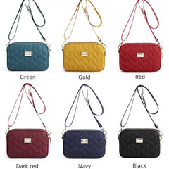 Women's Large Nylon Shoulder Bag with Multiple Compartments