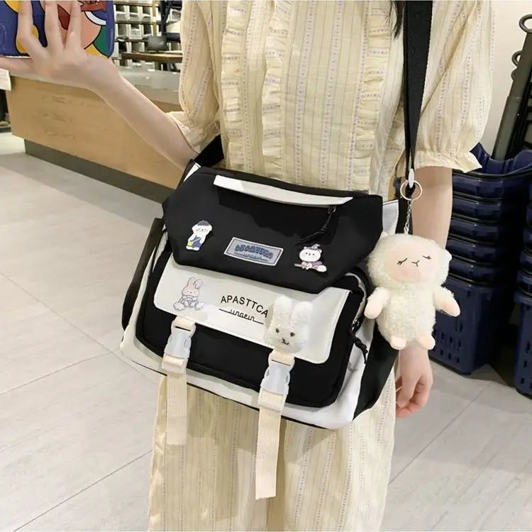 Harajuku Girl Shoulder Bag Casual Female Tote Student Schoolbag