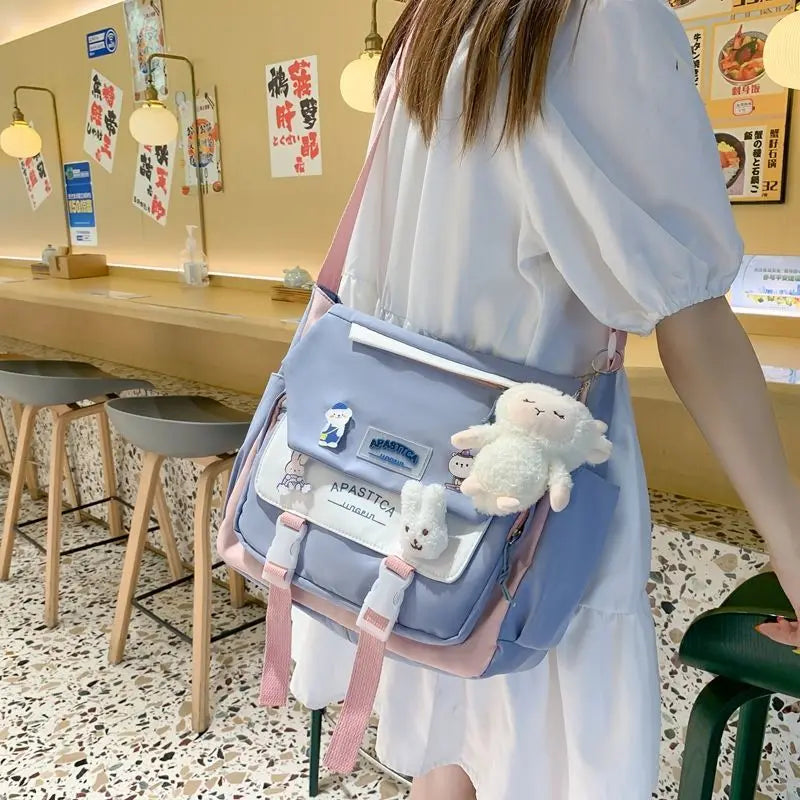 Harajuku Girl Shoulder Bag Casual Female Tote Student Schoolbag