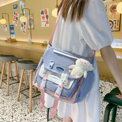 Harajuku Girl Shoulder Bag Casual Female Tote Student Schoolbag