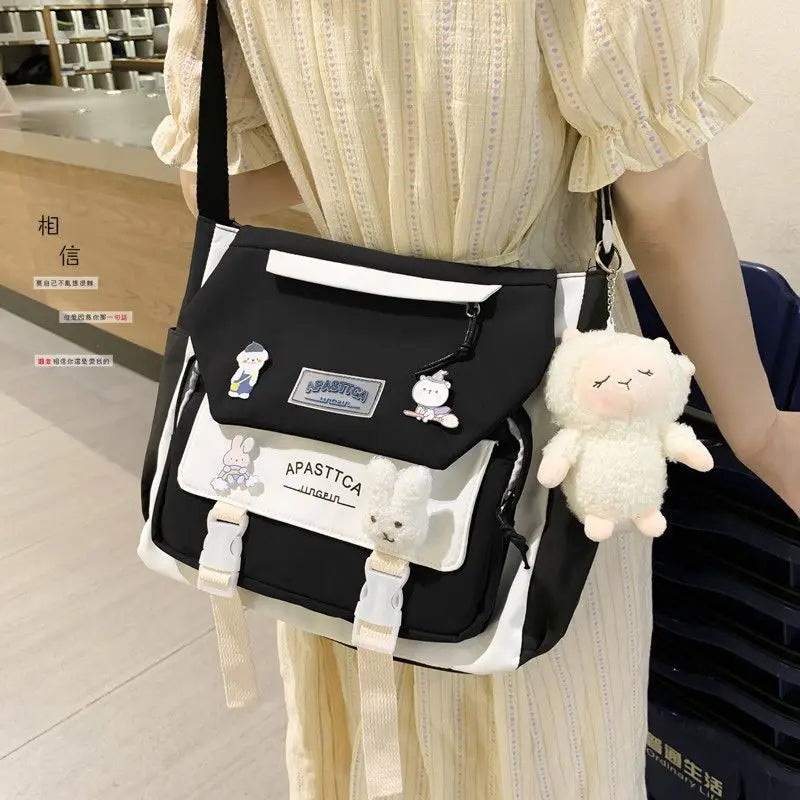 Harajuku Girl Shoulder Bag Casual Female Tote Student Schoolbag