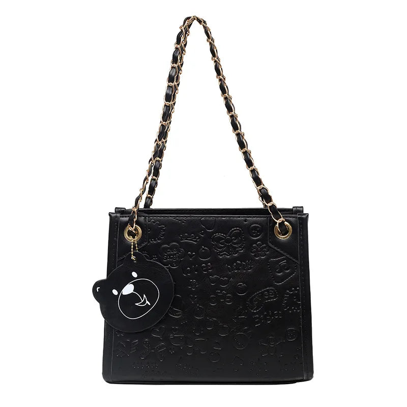 Large Capacity Shoulder Bag Crossbody Chain Bag